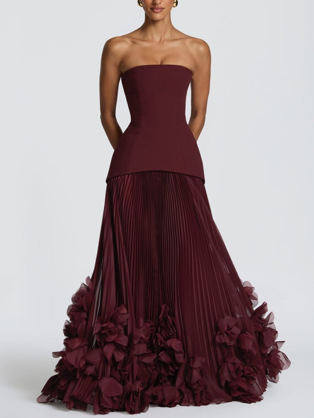Babyboo Seraphina Gown - Cherry Lacquer